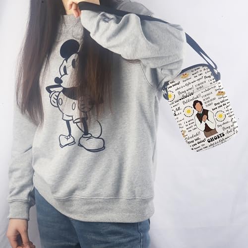 MNIGIU Ghost TV Show Inspired Gift Ghost TV Show Quotes Crossbody Bag for Captain Pat Butcher Robin Thomas Thorne Fans 6