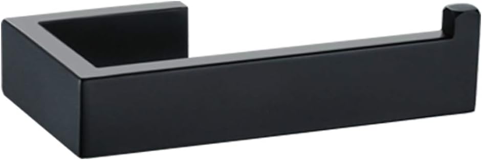 Matte Black Stainless Steel Wall Mounted Toilet Paper Holder