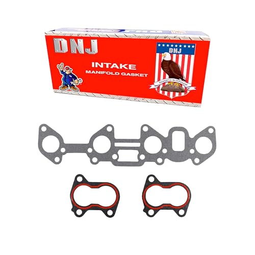 Image of DNJ IG300 Intake Manifold Gasket Set for 1986-1997 Honda, Isuzu Amigo, Impulse, Passport 2.3L-2.6L L4 8V SOHC 2559cc