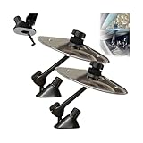 Car cymbal air vent, Drum Cymbal Air Vent,Make Your Driving More Fun,Easy Clip-On Mini Cymbal for Music Lovers,Easy Installation and Rugged for All Types of Vehicles(2pc)