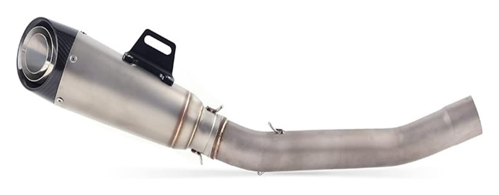 Terminali di Scarico per Moto per Kawa&saki Z750 2007-2012 Silenziatore di Scarico Moto Fuga Collegamento Centrale metà Tubo Sistema Completo Slip On con Db Killer(3)