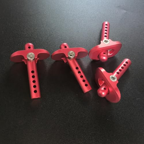 SDSLD 4X Aluminum Body Posts for Arrma 6s 3s Typhon Vorteks Kraton Notorious Outcast Talion Infraction Limitless Fireteam Upgrade Parts Red by SDSLD - Image 5