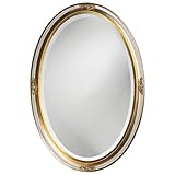 Howard Elliott Collection Carlton Mirror, 22 x 32-Inch, Stainless Steel