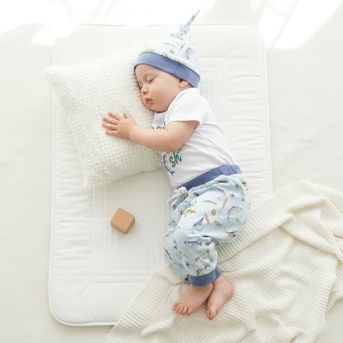 Image of Amnnchya Newborn Baby Boy Clothes Fishing Short Sleeve Romper Shirt Tops Pants Summer Spring Outfits Cute Hat Set