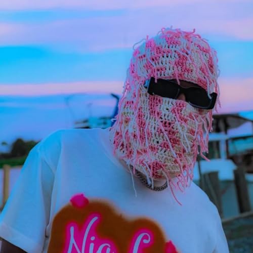 Balaclava Deportiva, Gorro Unisex, Protector de Cuello para Hombres, Diseño Enroscado Desgastado, Accesorio para Fotos, Ideal para Actividades Al Aire Libre miniatura 7