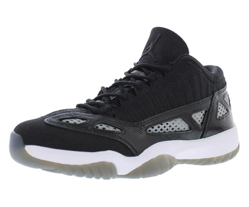 AIR JORDAN 11 Retro Low Ie Mens Shoes Size - 10.5 Black/Black-White