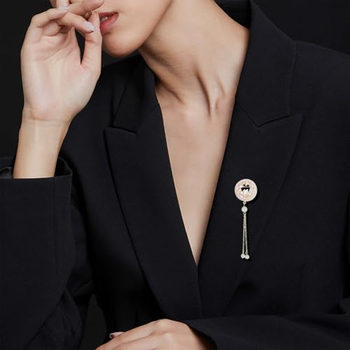 Image of HETICA Women Animal Floral Brooch Pin Accessory Perfect as a Gift for Anniversary Celebrations, Parties, Or Everyday Wear