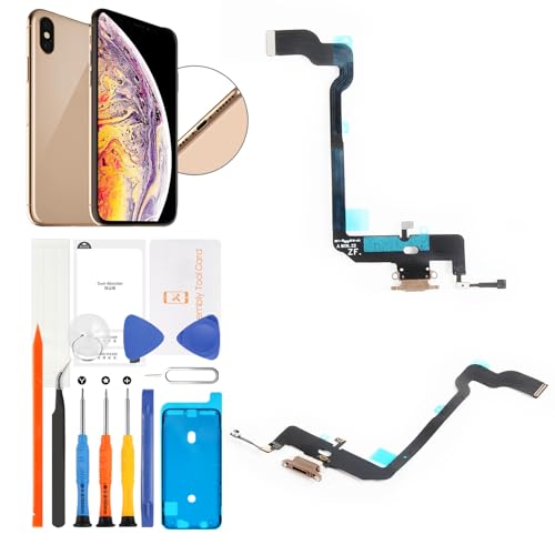 SRJTEK for iPhone XS USB [d|[gCi hbNRlN^{[hi (S[h Gold) lightningRlN^[d|[g hbNRlN^tbNXP[u Cp A2097 A1920 A2100 A2098