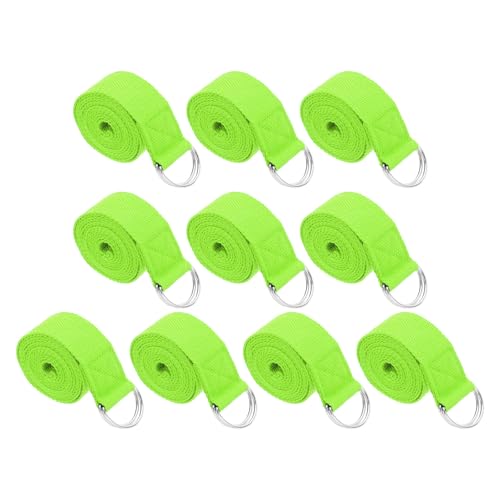 Sangle de yoga en coton avec boucle PATIKIL lot de 10 ceintures 6 pieds