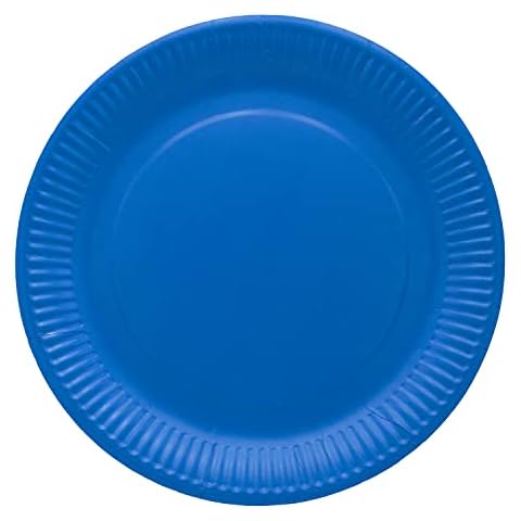 Platos desechables biodegradables OKO LUTION OL451, 20 piezas, azul Cover