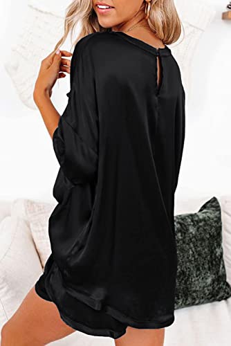 Ekouaer-Satin-Pajamas-for-Women-Short-Sleeve-Silk-Pajama-Sets-Soft-Sleepwear-Top-with-Causal-Pj-Shorts Ekouaer-Satin-Pajamas-for-Women-Short-Sleeve-Silk-Pajama-Sets-Soft-Sleepwear-Top-with-Causal-Pj-Shorts