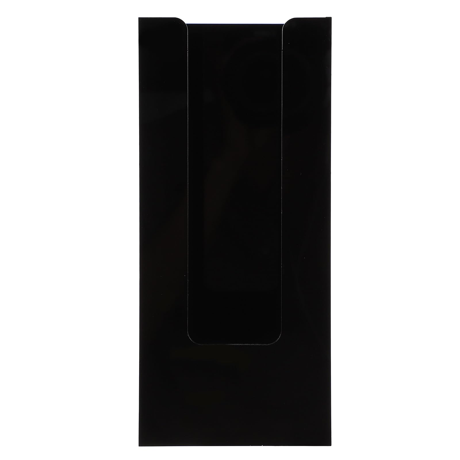 Gobelets en papier noir support acrylique portable bureau