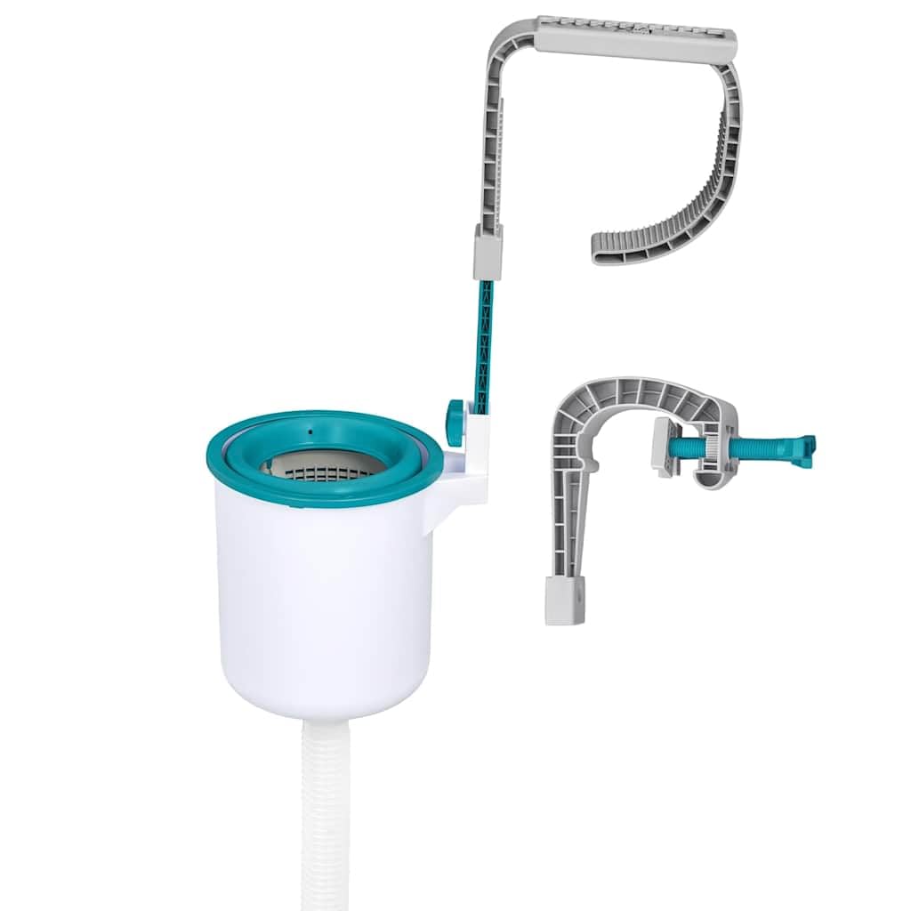 Écumeur de Surface pour Piscine Hors Sol Bestway Flowclear 58233, aspirateur Flottant Manuel, Panier Filtre, Nettoyage Facile, Compatible Pompes de 2006 L/h ou Plus