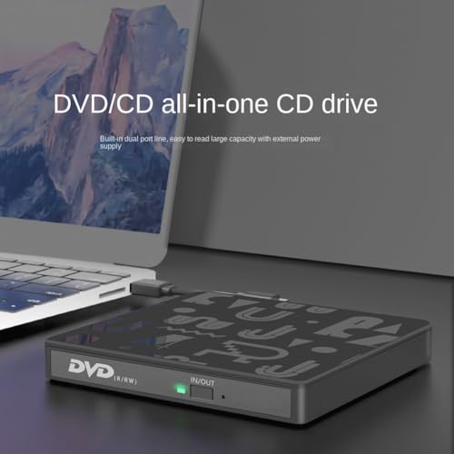 Graveur CD multifonction externe USB 3.0 rapide pour PC et Mac - 3