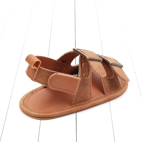 Toddler Boys Girls Buckle Sandals Comfort Open Toe Sandal with Adjustable Back Strap My First Pair Sandals Shoes4