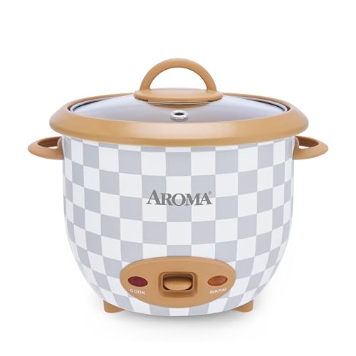 Aroma® 6-Cup (Cooked) One-Touch Pot Style Rice Cooker With Corecoat™ Pfas-Free Nonstick Ceramic Surface (1.5 Quarts)