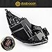 Dasbecan Halogen Headlight Compatible With Kia Soul 2014-2019 left driver side Headlight Assembly Chrome Housing Replaces# 92101-B2270 92101B2270 KI2502167