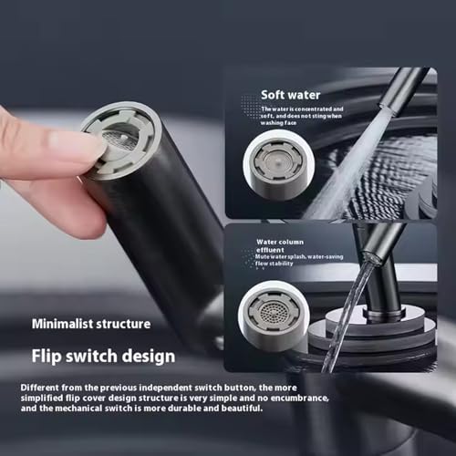 Robinet de lavabo à rotation 360 pour simplifier la routine beauté familiale