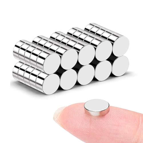 磁石 小型 多用途 丸形マグネット ネオジム磁石 小型 強力磁石 ミニマグネット 小型丸ディスク 超強力 丸型 超強力磁石 冷蔵庫/地図/ホワイトボード/事務所に最適 (シルバー, 10*1.5mm (30個))