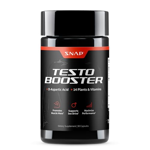 Snap Supplements Testosterone Booster Capsules