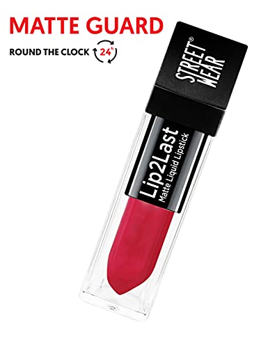 Image of Street Wear Lip2Last Matte Liquid Lipstick Chillax Pink (Pack of 2)