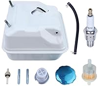 Tank Kit für Honda GX390 GX340 GX270 GX240 Motor, ADEFOL Kraftstofftank + Tankdeckel + Zündkerze + Kraftstofffilter + Kraftstoffleitung Benzintank Zubehör Ersatzteile 9 in 1