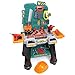 Amazon Basics Kids Workbench Construction Toy Tool Set Playset with 80+ Pieces including Tools, Accessories, Play Helmet & Play Safety Goggles, for Kids Ages 3 and Up, Multicolor