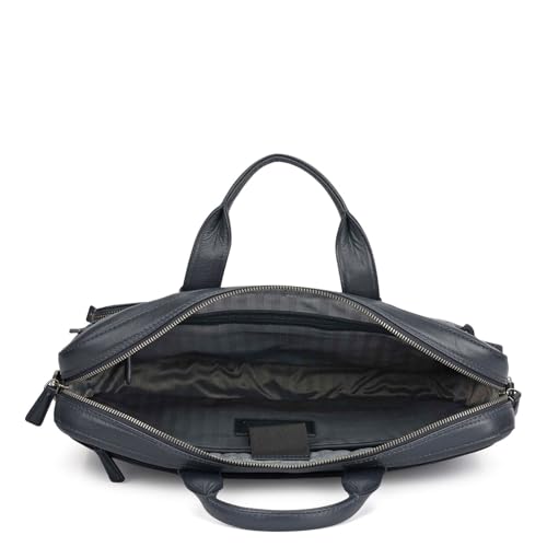 Image of Da Milano LeatherLaptop Bag for Men & Women | Laptop Messenger Bag | Fits Up To 16 inch Laptop | Ideal for Office Purpose (6285L-D)
