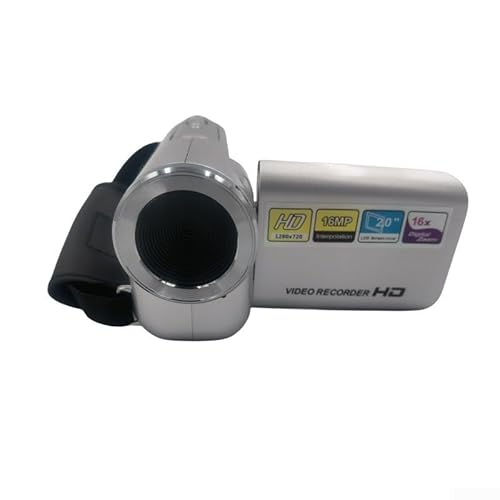 Fotocamera HD da 1080P fotocamera digitale schermo girevole 16X facilmente regolare angoli fornire immagini vivide e chiare 2.4 pollici 16 mega pixel bianco