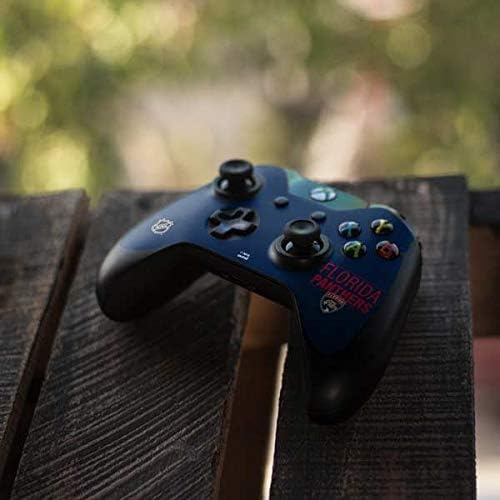 Skinit Decal Gaming Skin Compatible with Xbox One Controller - Officially Licensed NHL Florida Panthers Lineup Design