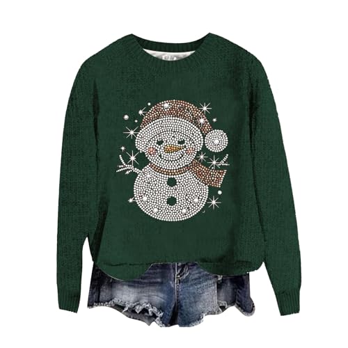 Weihnachtspullover Damen Lustig, Weihnachtspulli Damen Strick,...