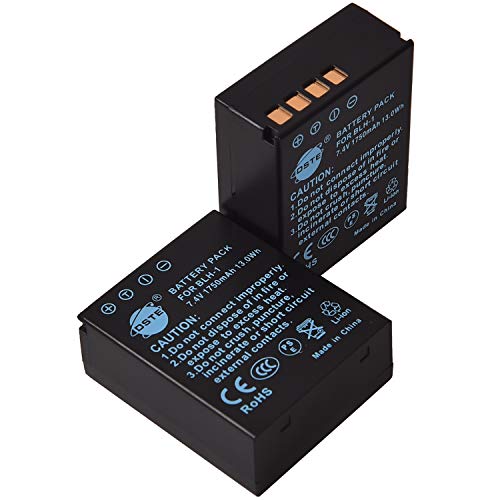 DSTE - Batería de repuesto compatible con cámaras réflex digitales Olympus BLH-1 BLH1 EM1 E-M1 Mark II E-M1-2 OM-D E-M10 Mark IV
