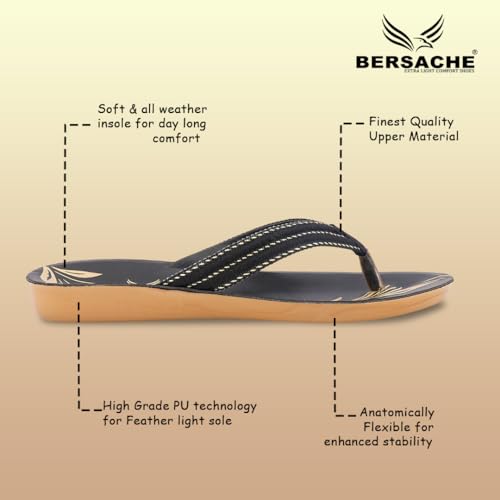 Image of BERSACHE Extra Soft Classic Casual with Regular wear with Ultra Soft Slipper for Women's