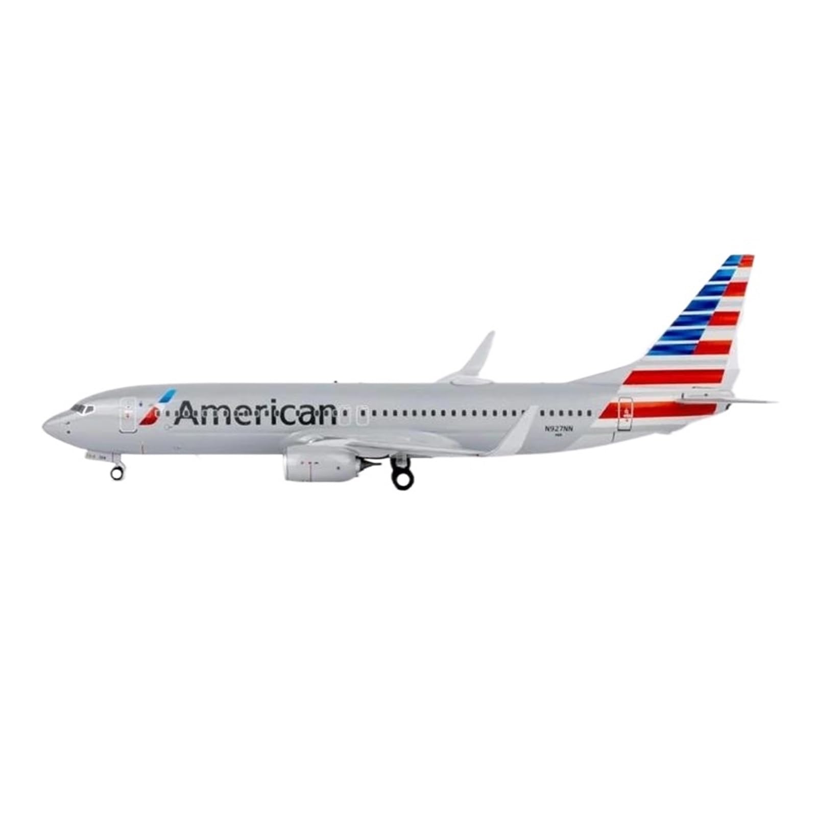 Must-have dla kolekcjonerów Modele samolotów w małej skali 1:200 Dla B737-800/w N927NN Srebrny Model samolotu Mini Odlewana ozdoba Ozdoba wystawowa Zestaw do budowania modeli