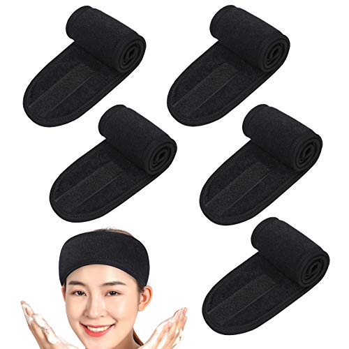 Fuystiulyo Spa Headband Makeup Headband, Facial Shower Bath Yoga Sport Headband, Headband for Washing Face, Face Wash Headband Terry Cloth Headbands for Women Girls (Color B)