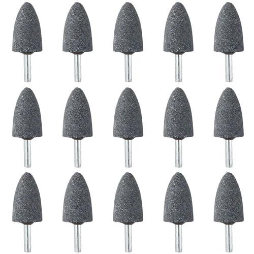AllGIFT Abrasive Grinding Wheels 15pcs Cone-Shape Industry Tool 1