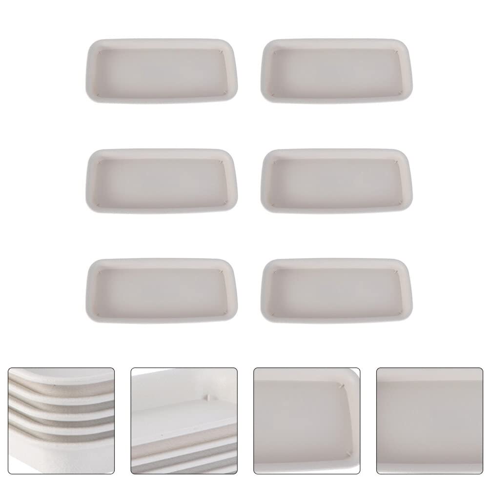 Happyyami 6pezzi Vassoi per Fioriere Stabili Vaschette Sottovasi per Piante Plastica Leggera Resistenti e Pratici Prevenzione Perdite e Facilità di Manovra per Vasi da Giardino e Interni