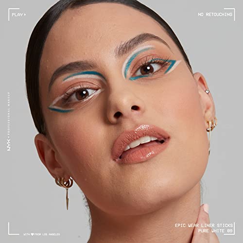 Nyx Professional Makeup Epic Wear Liner Stick, Long-Lasting Eyeliner Pencil - Pack Of 3 (Pure White, Pitch Black, Deepest Brown) #TOP2