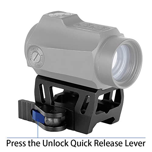 Ohhunt 2 Moa Red Dot Scope 1X20Mm Red Green Dot Sight With Qd Quick Detach Picatinny Riser Mount And Low Mount Riser #TOP2