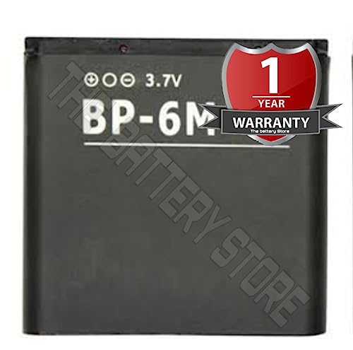Image of Original BP-6M Battery for Nokia N73 N77 3250 6233 6234 N93 6288 Battery with 1 Year Warranty**** (P179)