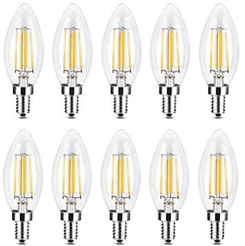 Ampoule LED E14 B35 filament basse consommation lumière chaude lot de 5