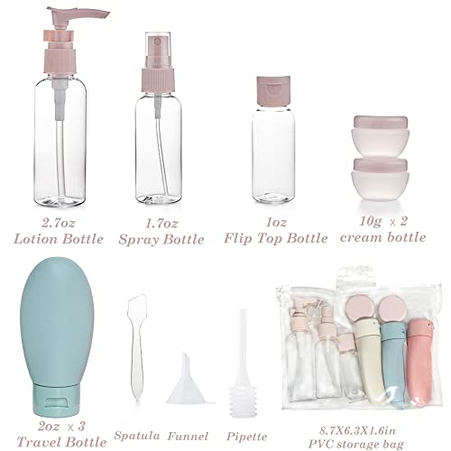 Aplolemo 10 Pack Travel Bottles - Leak-Proof & TSA Approved Toiletries Tubes Kit - Image 4