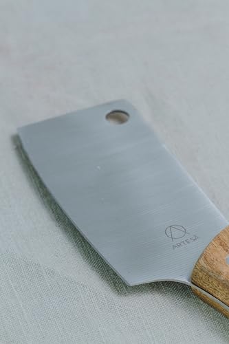 Artesà Cheese Knife Set with Acacia Wood Handles in Gift Box, Stainless Steel, 3 Pieces, Brown/Silver, 19 cm - Image 5