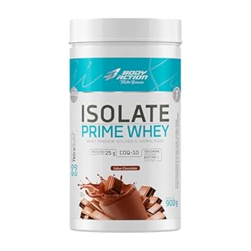Isolate Prime Whey 900g Sabor Chocolate Bodyaction