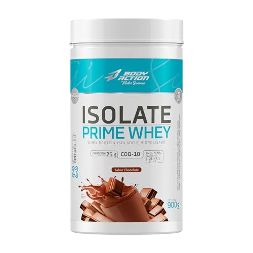 Isolate Prime Whey 900g Sabor Chocolate Bodyaction