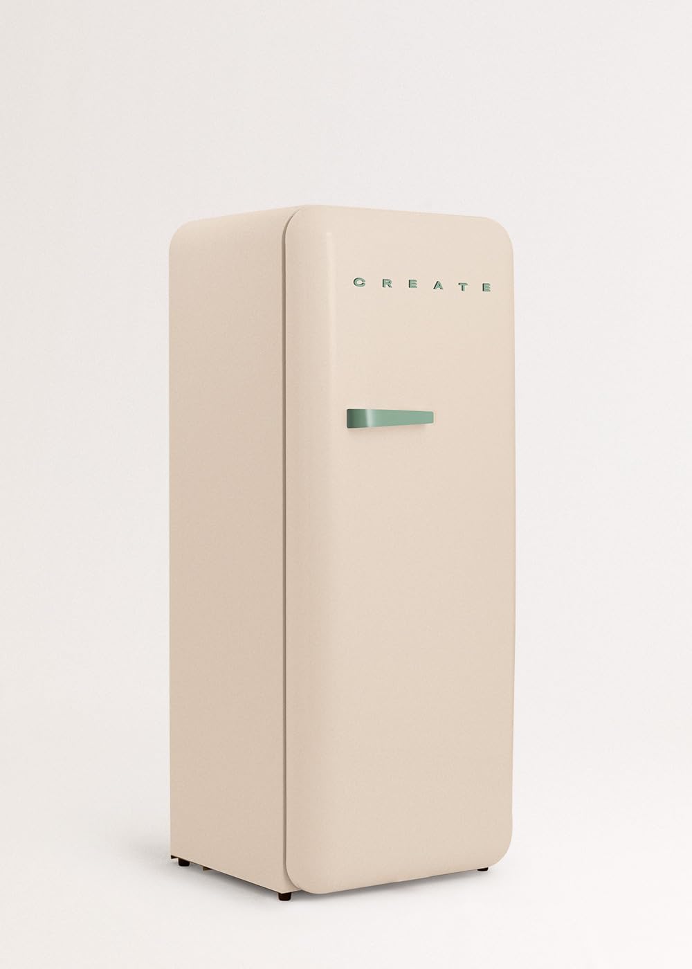 CREATE / RETRO FRIDGE 150 WOOD/Frigorífico blanco roto maneta madera con congelador 281L / 102W. bajo consumo. diseño vintage. 150cm. 3 estantes. regulador temperatura. botellero. 60x60x150cm — view 99