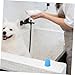 FONDOTIN 1Pcs Outdoor Pet Cleaning Shower Head Portable Silicone Sprayer for Pet Fur Skin Cleaning Compact Design for Travel Outdoor Use for All Pet