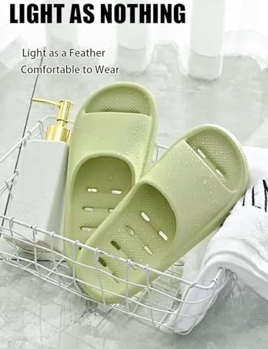 Quick Drying Shower Women Men Slippers Hollowed Soft Sole Slides Non-Slip Sandals for Bathroom House Pool Indoor Dorm Gym2