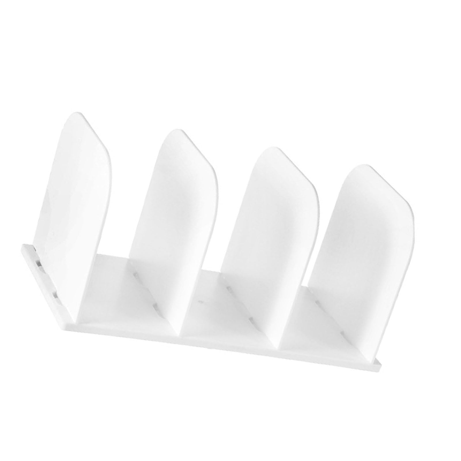 Desktop Book Sorter Organizers 3 Compartments Bookend for Shelf Space Saving Stopper Magazine Stand 316x176x160mm Stopper