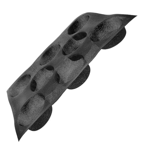 VALICLUD Burger Bun Silicone Baking Mold Cavity Non Stick Bread Pan for Hamburgers and Pastries Food Grade Silicone Easy to Versatile Baking Tool for Gluten Options